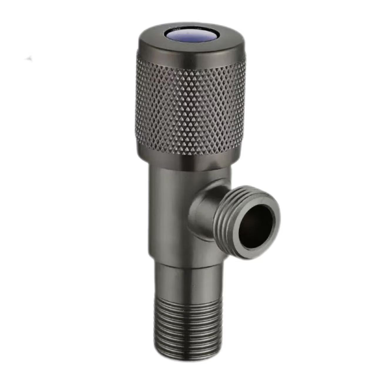 Gunmetal Knurled হ্যান্ডেল ইউনিভার্সাল গরম এবং ঠান্ডা জল খাঁড়ি ভালভ